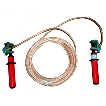 Заземление для пожарных машин ЗПМ-1 (машинное) S=25 мм, L=15 м